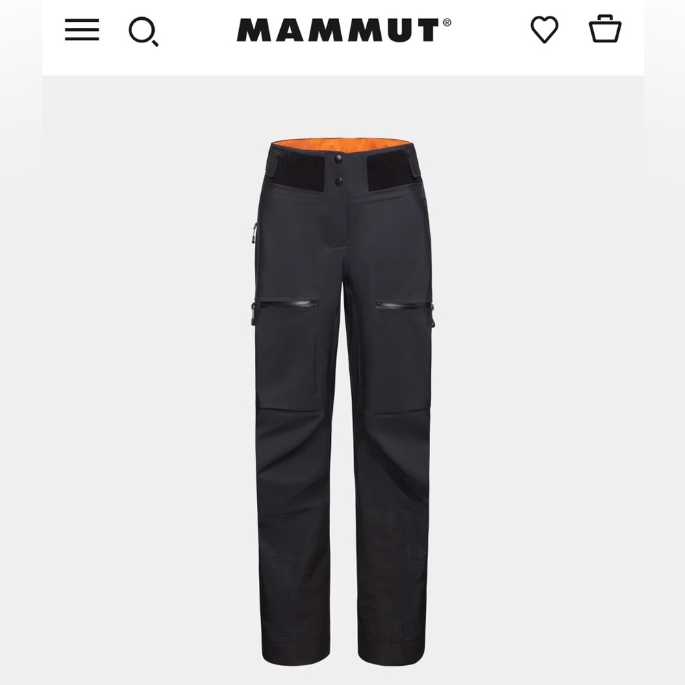 NWT Mammut Eiger Free Advanced HS Pants Women